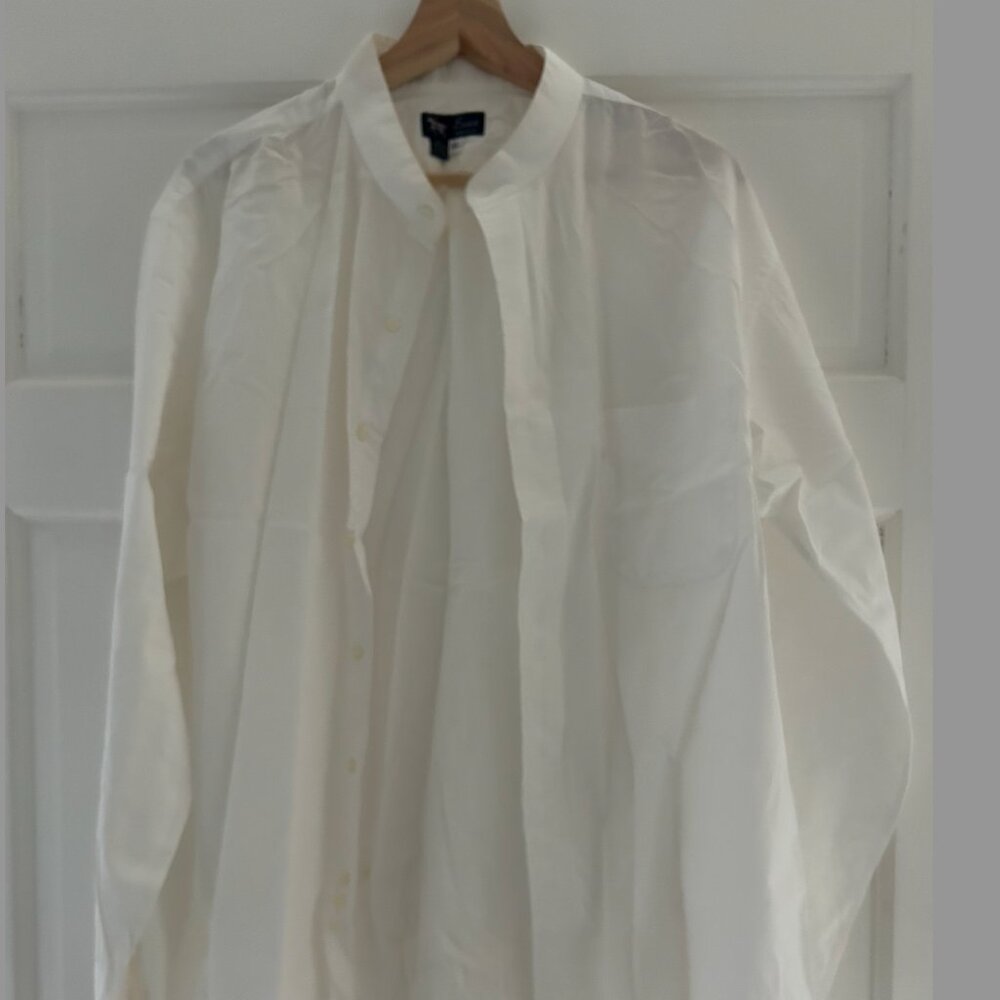 Men's White Button down Shirt